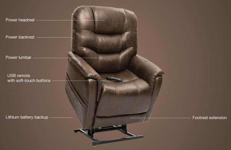 Pride Mobility VivaLift! Elegance 2 Power Lift Chair Recliner PLR