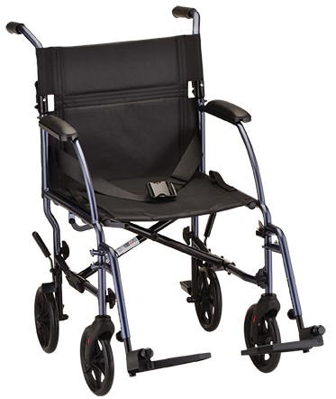 18 inch Lightweight Transport Chair (377B-R)