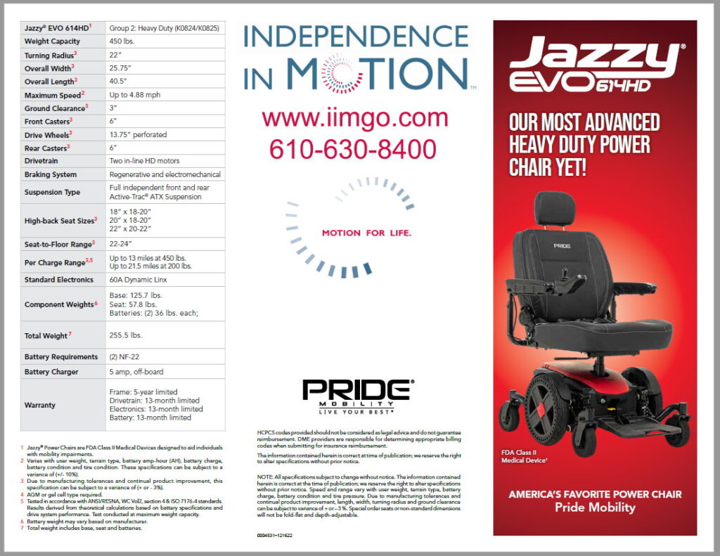 Jazzy EVO 614HD Independence In Motion